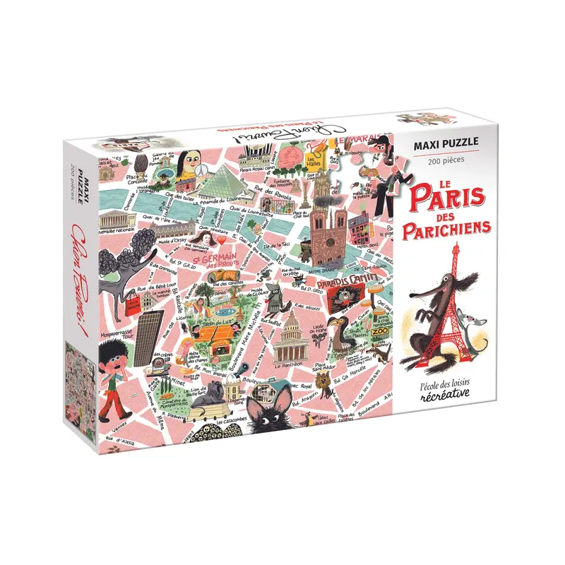 Puzzle Parigi con il Cane Puzzone, 200pz