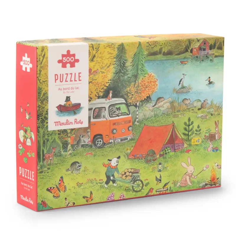 Puzzle Sulla riva del lago, 500 pezzi