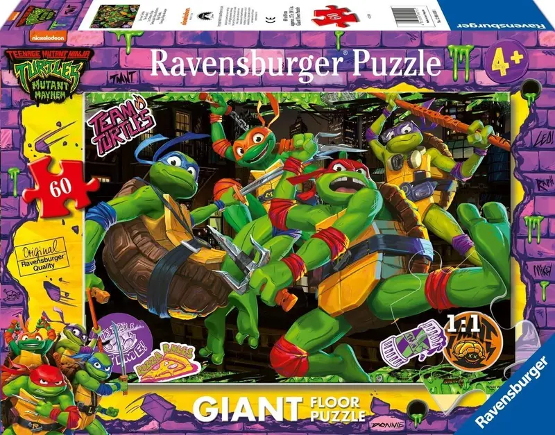 PUZZLE TARTARUGHE NINJA 60PZ