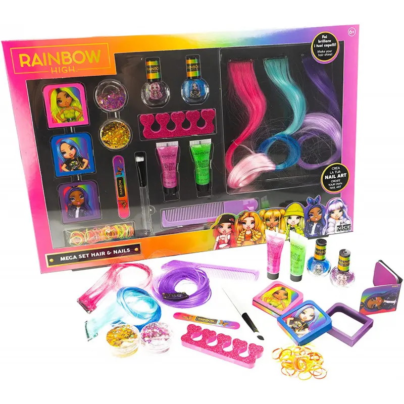 Rainbow High Mega Set Hair & Nails
