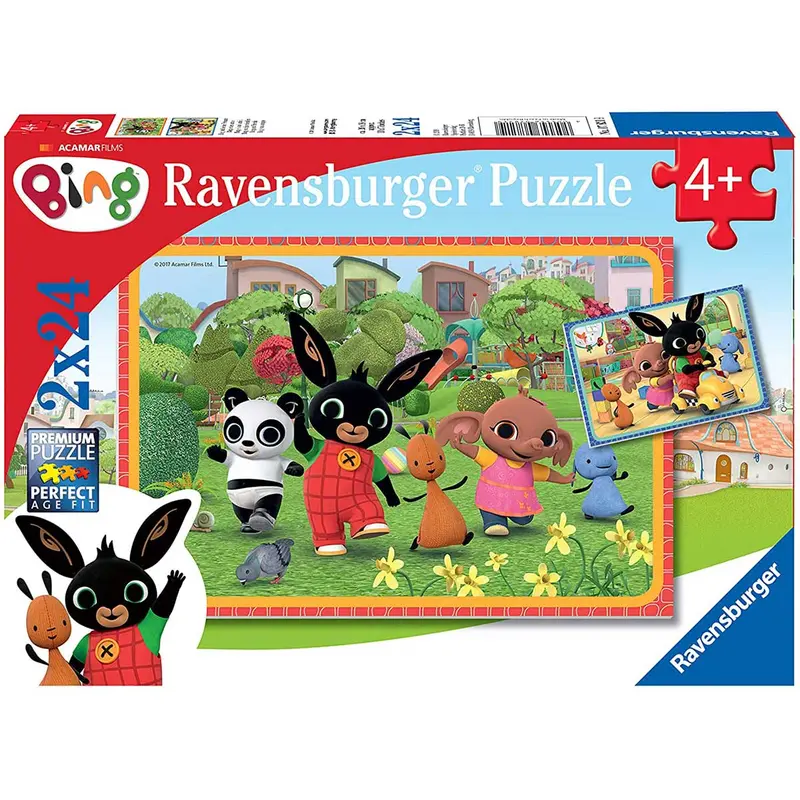 RAVENSBURGER Bing Puzzle 2X24 Pezzi - 07821