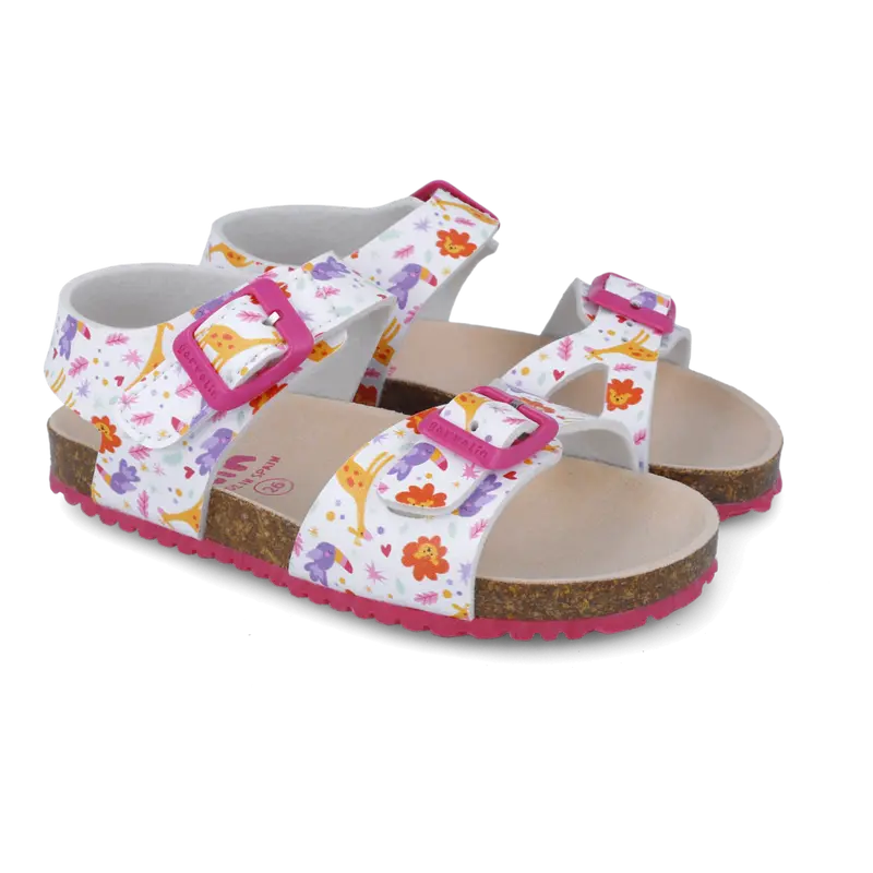 Sandali flessibili, Giraffe e uccellini