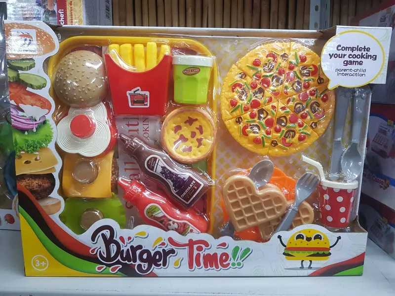 SCATOLA FAST FOOD CON PIZZA