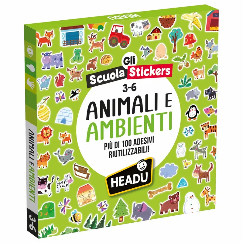 Scuola Stickers Animali e Ambienti
