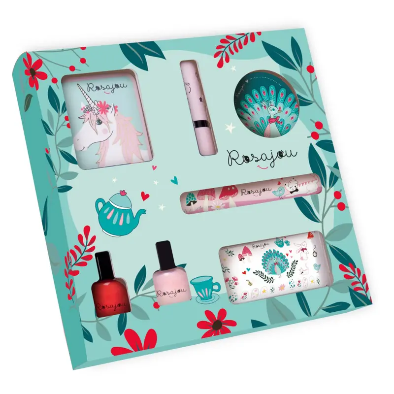 Set trucco con blush per bambini, Alice