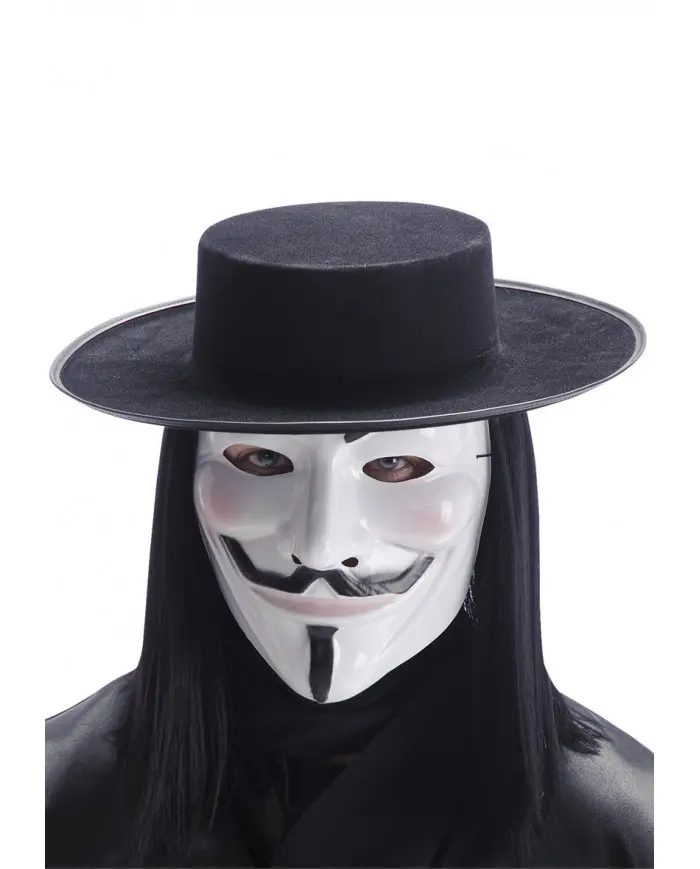 Set Vendicatore Con Maschera E Cappello Con Capelli