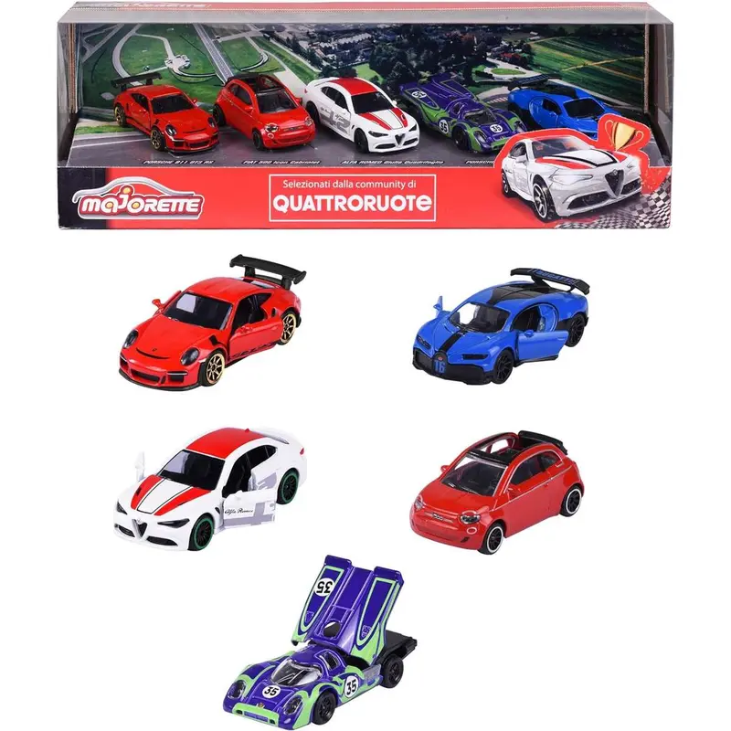 SIMBA Majorette Quattroruote Giftpack 5 Pezzi - 212053178SI1