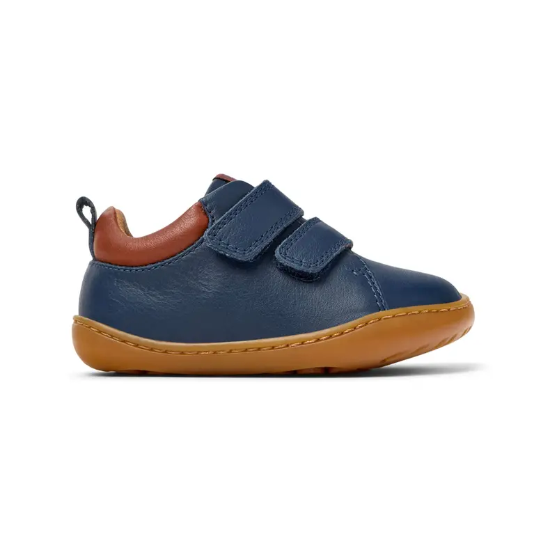 Sneaker in pelle blu, Peu