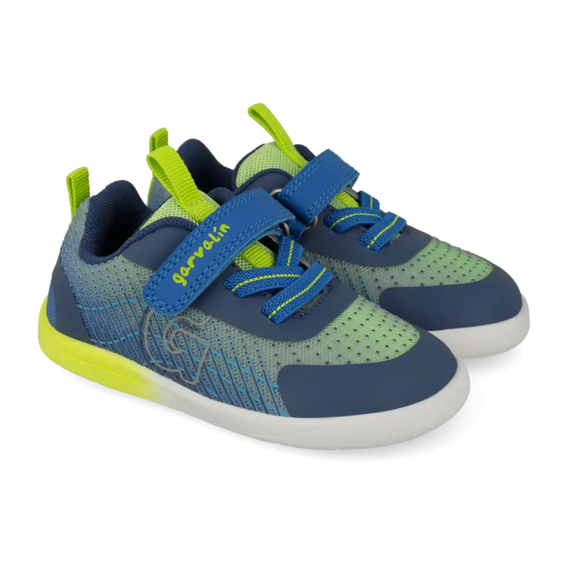 Sneakers barefoot sport, Blu matte