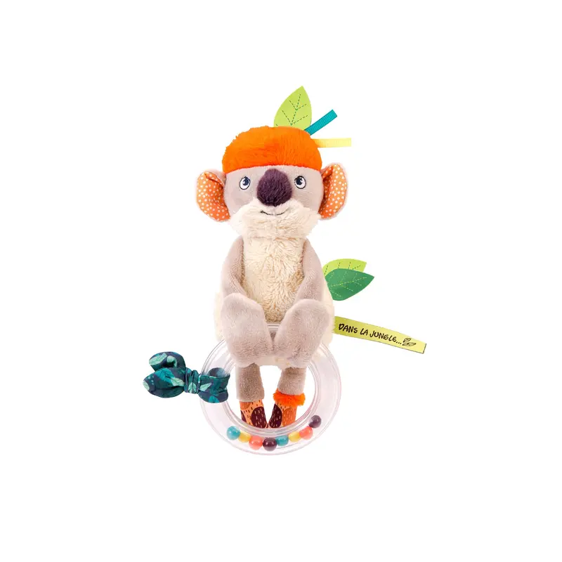 Sonaglio anello con perline Koala