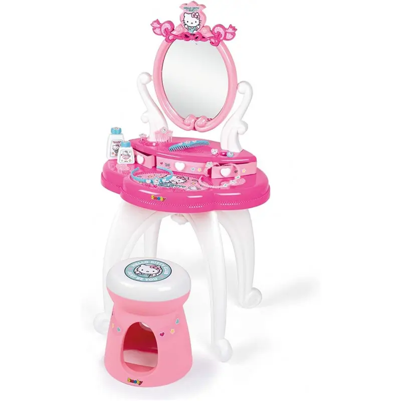 Specchiera con Sgabello Hello Kitty Con Accessori