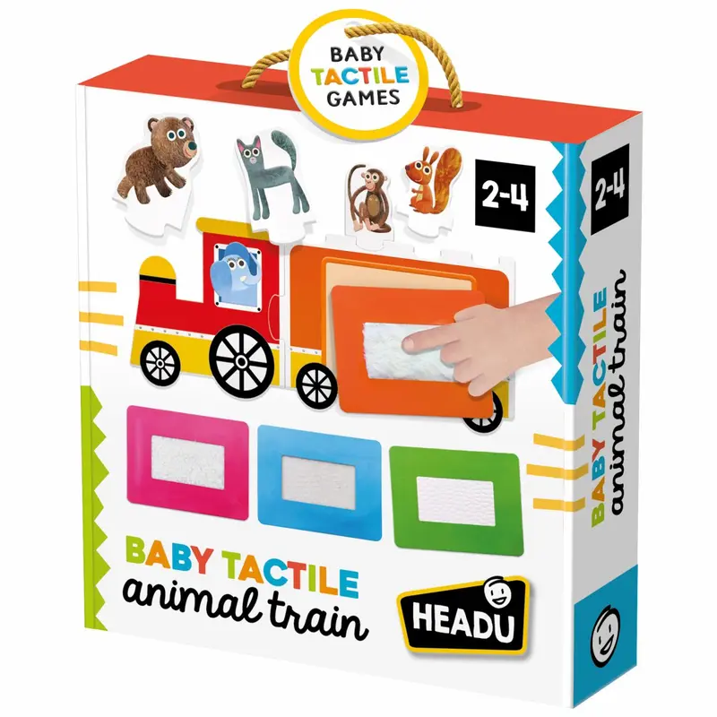 Tactile Baby Animal Train