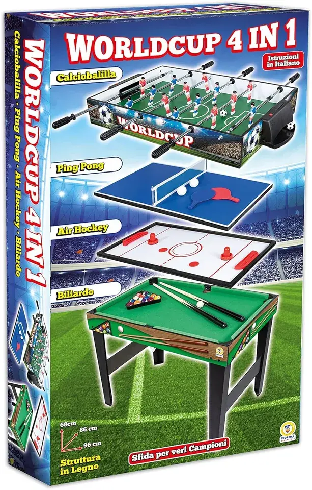 TAVOLO DA GIOCO 4IN1