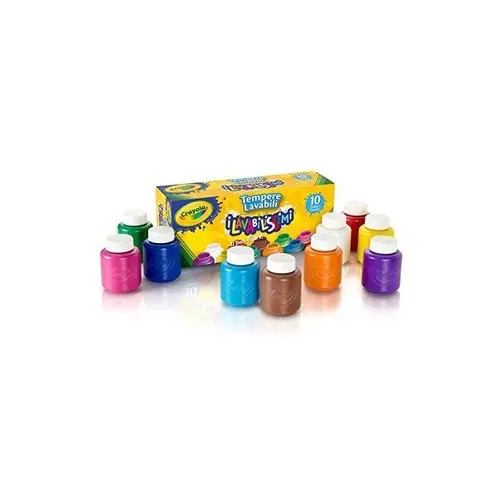 TEMPERE LAVABILISSIMI 10 COLORI