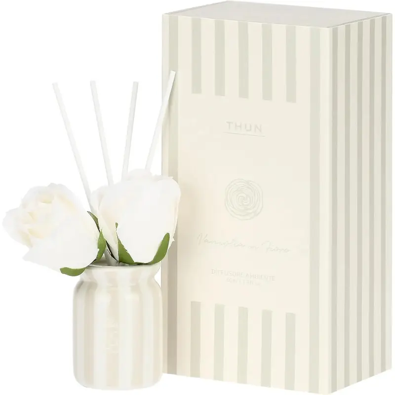 THUN Set Diffusore Con Rose Grigio 50 Ml