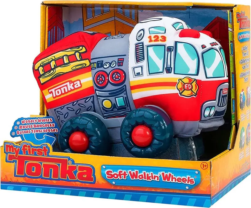 TONKA CAMION MORBIDO BLU