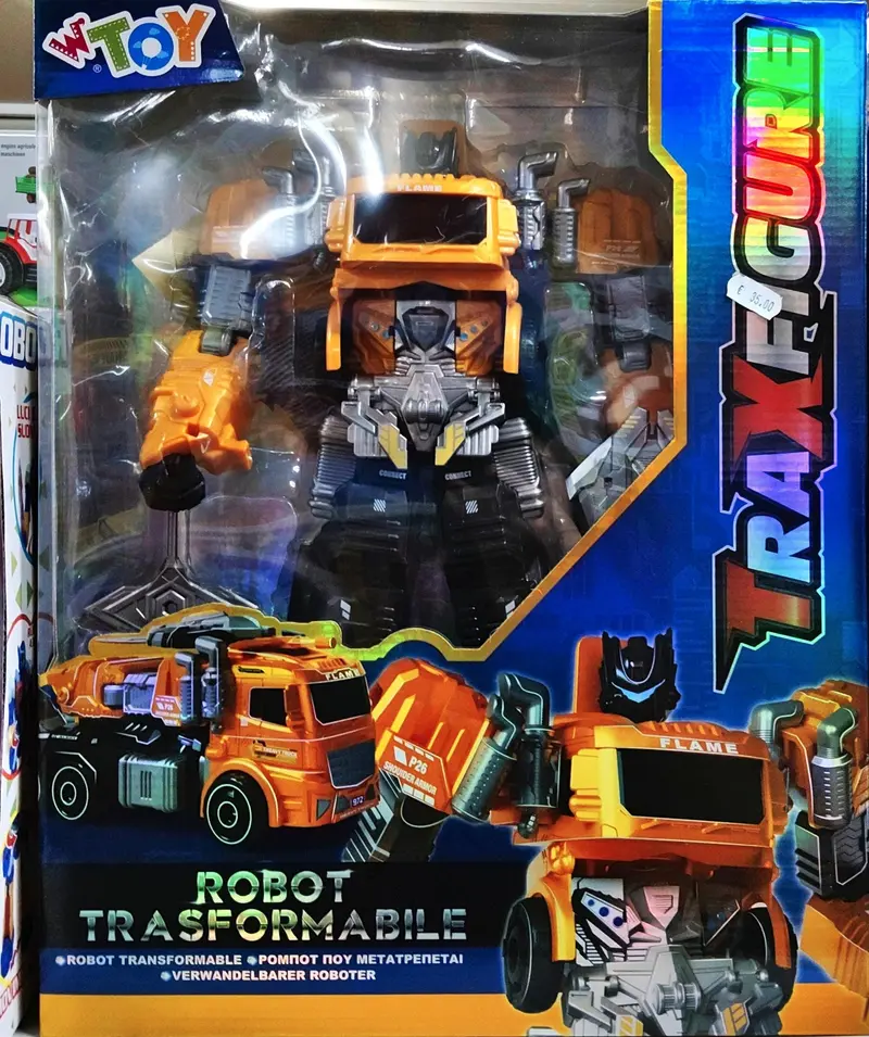TRAXFIGURE ROBOT - CAMION GIALLO