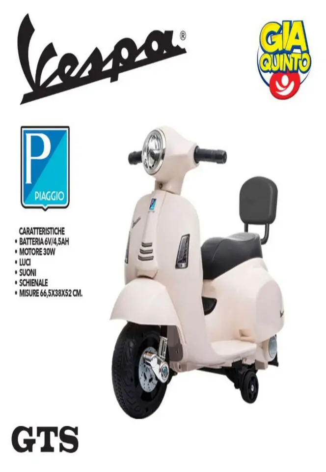 VESPA GTS PICCOLA BIANCA