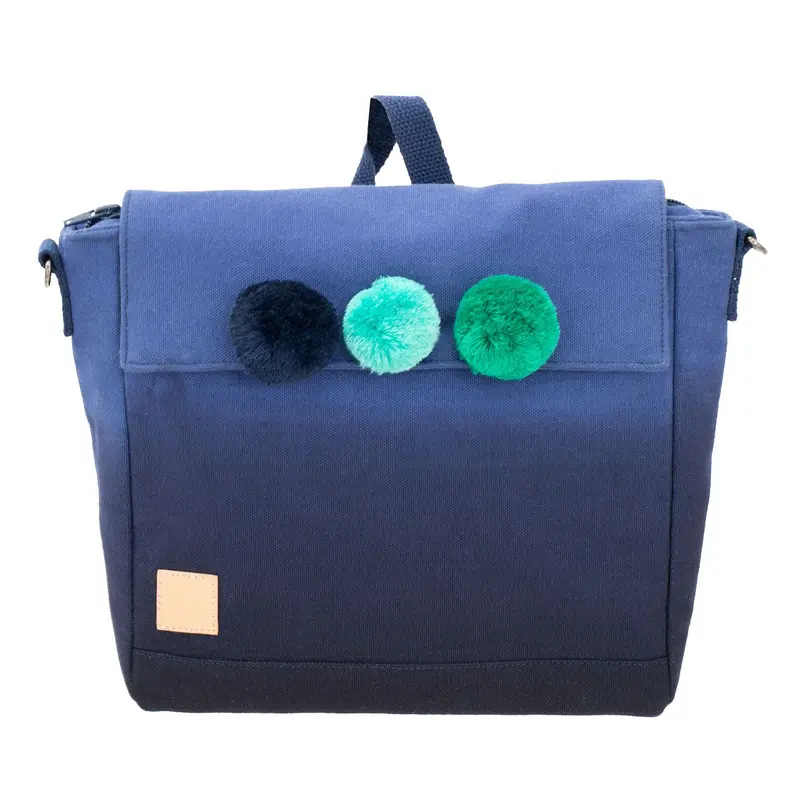Zainetto blu, Tree Frog con Pom Pom